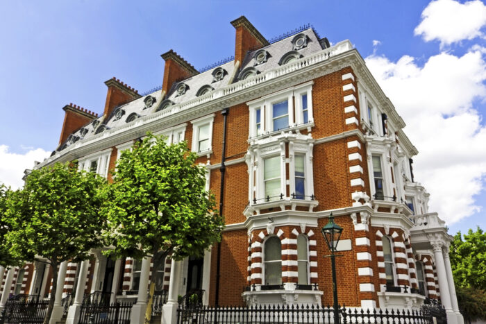 Large,House,In,London's,Wealthy,Neighborhood,Notting,Hill.